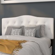 Flash Furniture Full Cambridge, Headboard, White Fabric HG-HB1708-F-W-GG